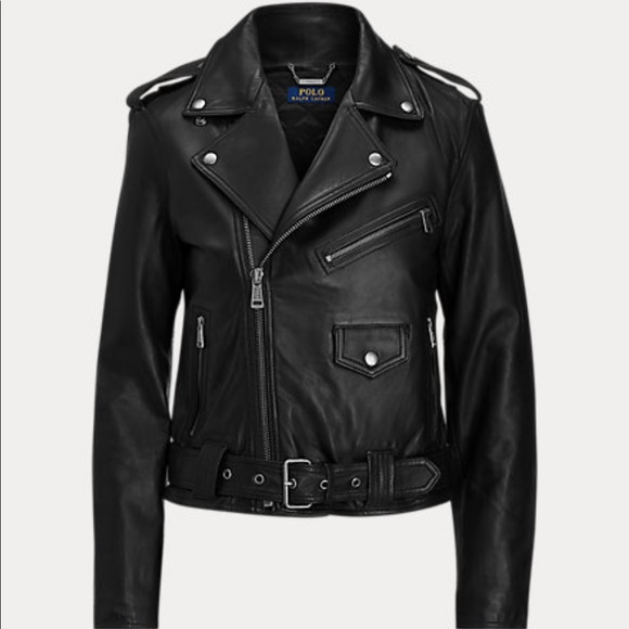 Ralph Lauren Jackets & Blazers - New Polo Ralph Lauren Leather Moto 4